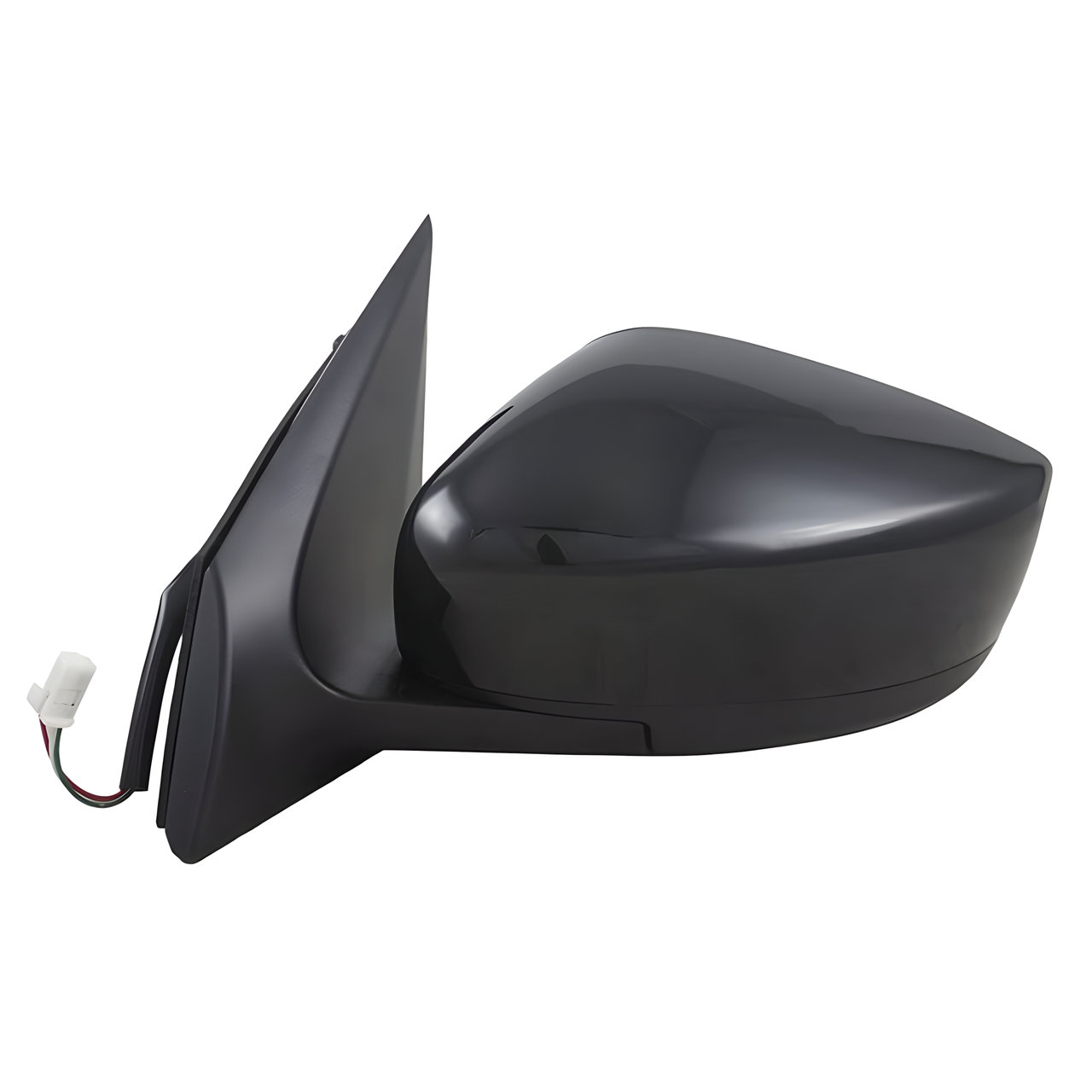 ESPEJO EXT. IZQ. ELECTRICO NEGRO LISO -TYC-
