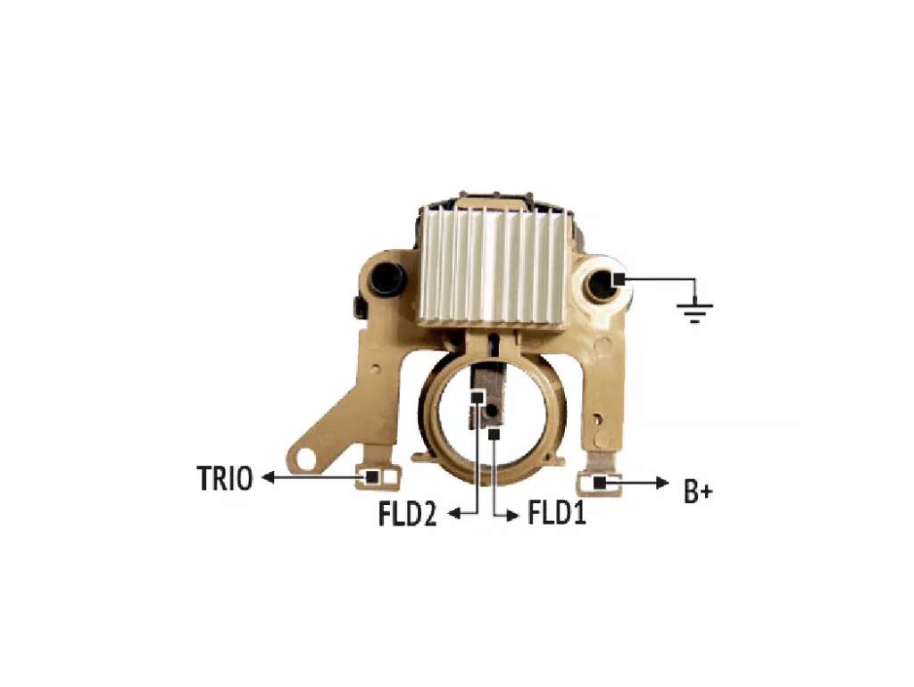 REGULADOR ALTERNADOR MITSUBISHI PE 206 12V