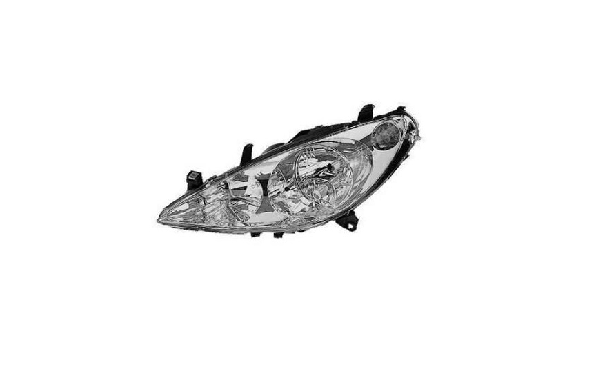 SEMIOPTICA PEUGEOT 307 IZQUIERDA SIN FARO AUXILIAR IMPORTADA [TYC]