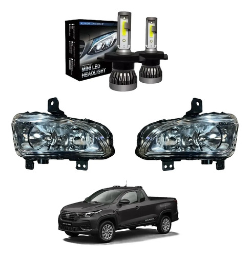 Kit Camineros Fiat Strada 2020-2024 Kit Led H11