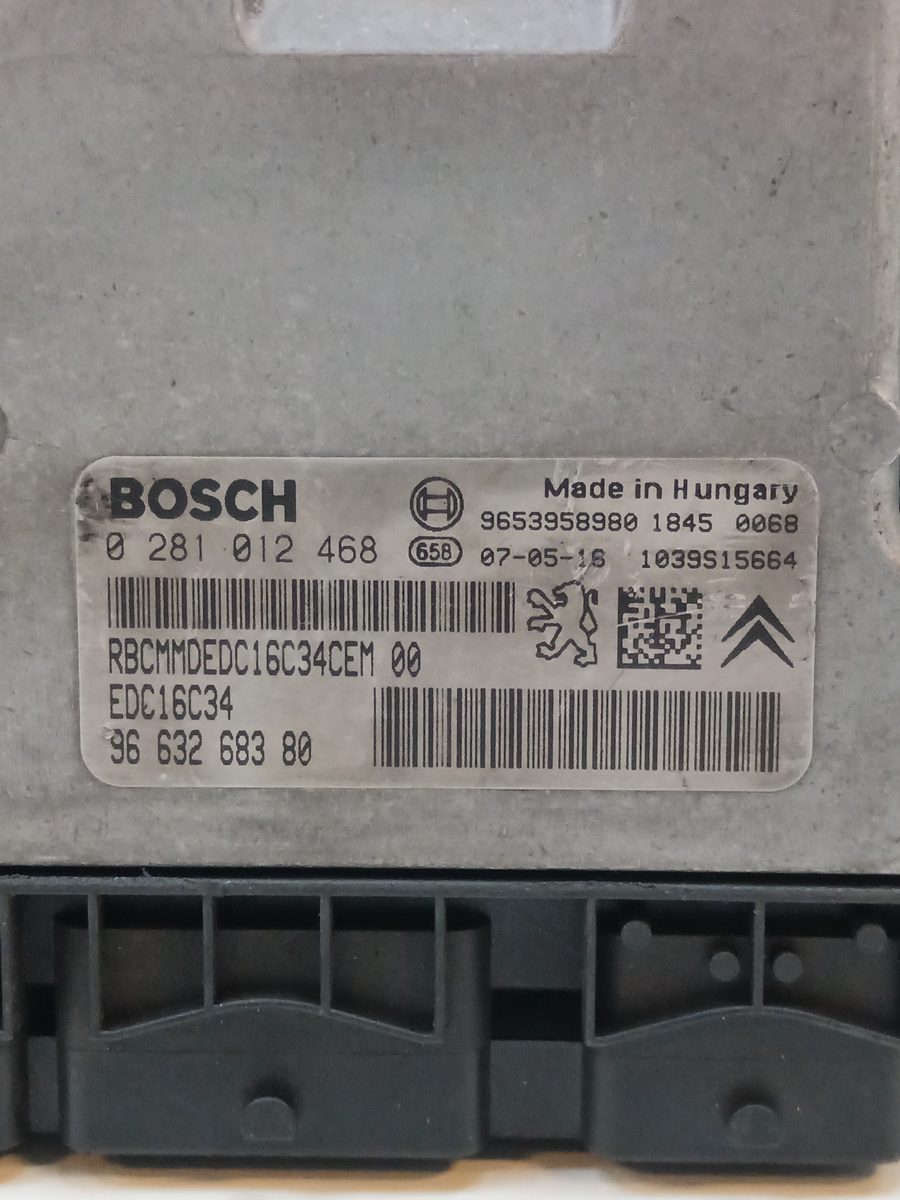 Centralita Motor Uce Citroën Xsara Picasso 1999-2011 1.6 HDi 90 Exclusive 0281012468