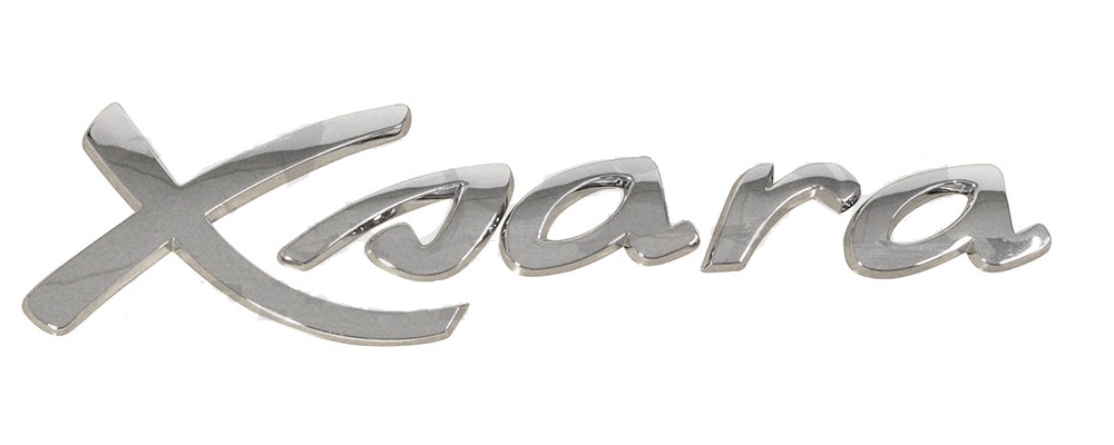 MONOGRAMA CITROEN XSARA PICASSO "XSARA" PLATEADO [ORIGINAL PSA]