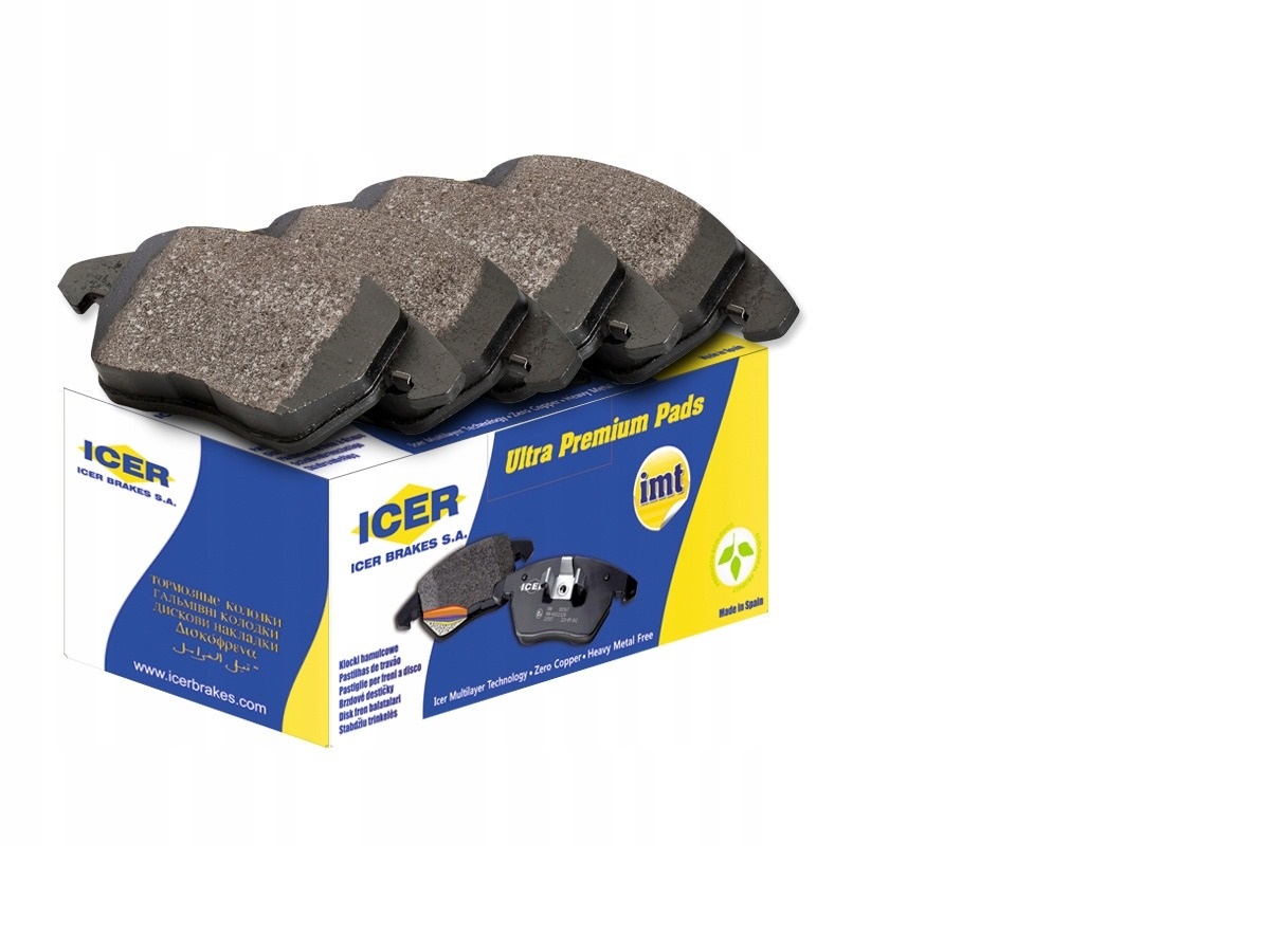 PASTILLAS FRENO DELANTERAS PEUGEOT CITROEN BIPPER NEMO EUROPEAS [ICER]