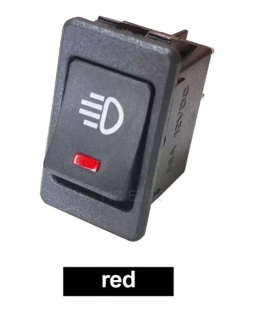 Tecla Llave Camineros 12v Luz Roja