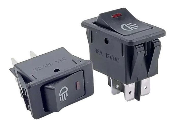 Tecla Llave Camineros 12v Luz Roja