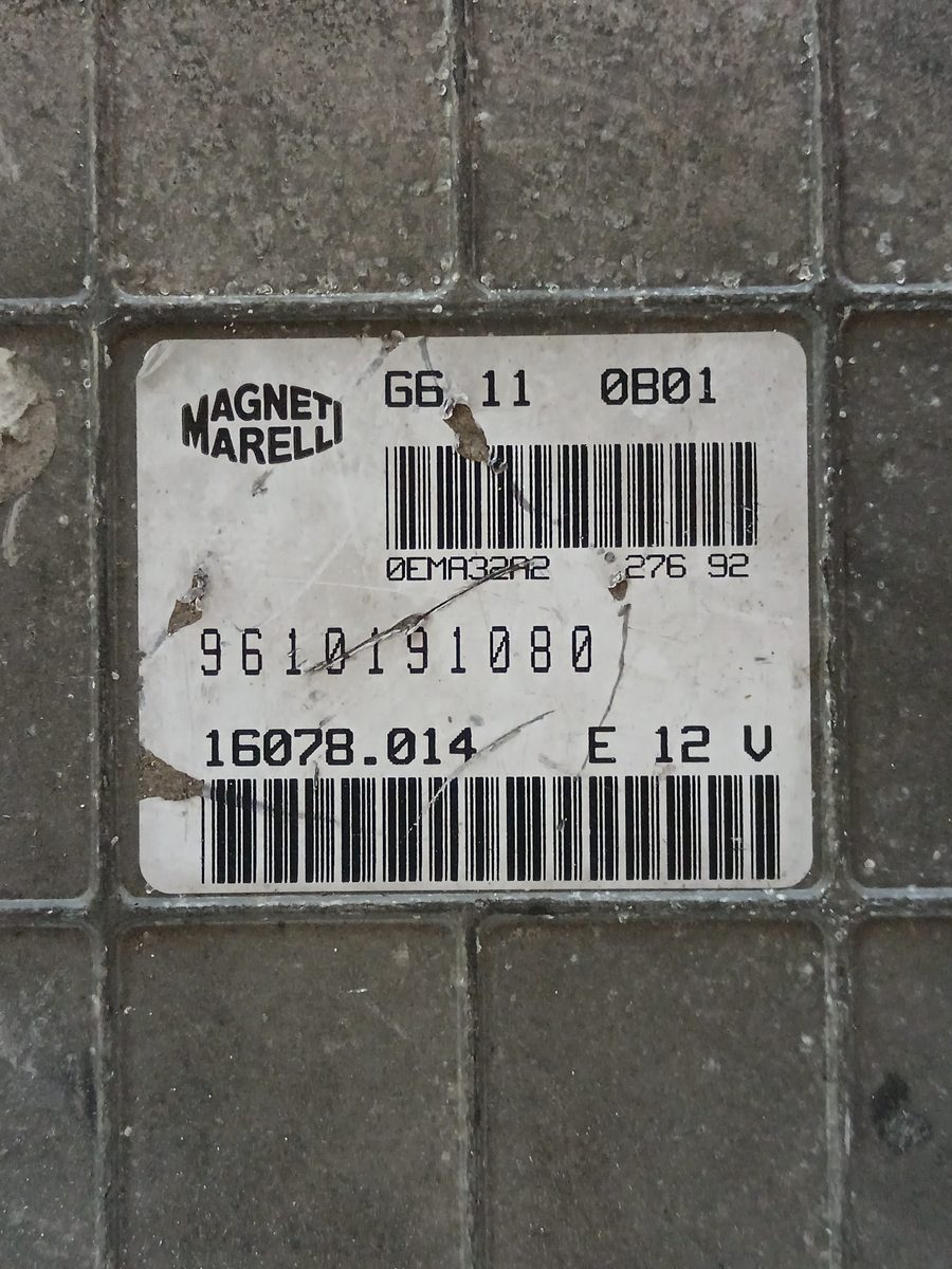 Centralita Motor Uce Peugeot 106 (S1) 1991-1996 1,1 1.1L 44kW 16078014E12V
