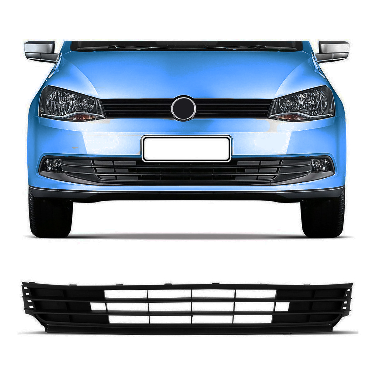 Rejilla Central de Paragolpe Volkswagen Gol G6 2014 2016