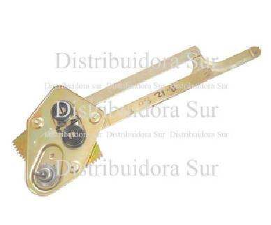 MAQUINA ALZA CRISTAL RENAULT 12 DELANTERA DERECHA CORTA MODELO CON VENTILETE [DISTRIBUIDORA SUR]