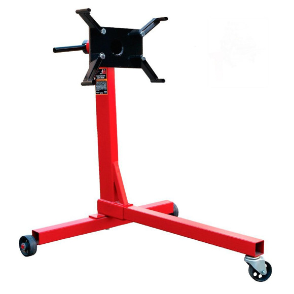SOPORTE DE MOTOR PARA TALLER CON 3 RUEDAS 340KG