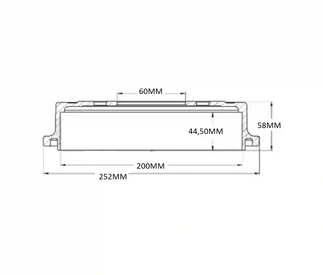 CAMPANA FRENO (200mm) TRA GM ONIX PLUS 20  (B)