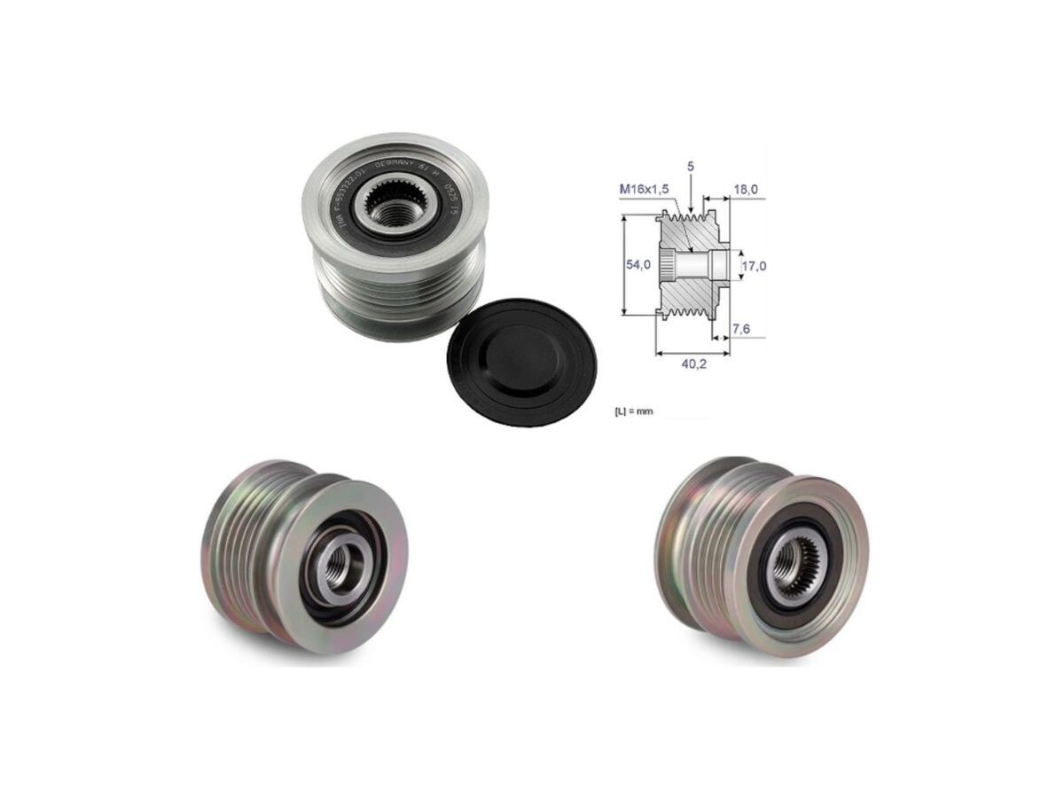 Polea Alternador Marcha Libre Alt Chev Cruze I Lt - Ltz 08-16