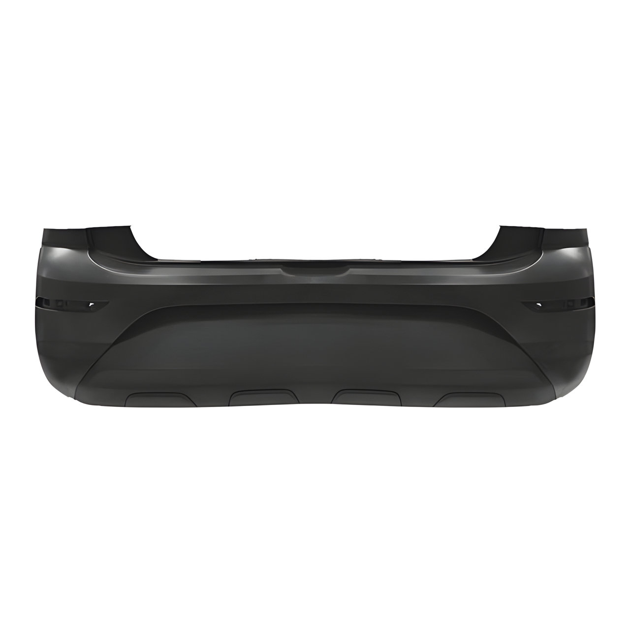 PARAGOLPE TRAS. NEGRO LISO C/SPOILER TEXTURADO