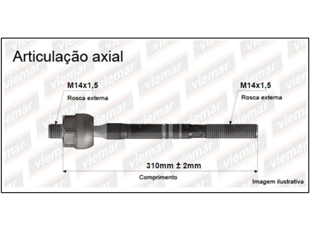 PUNTERO CREMALLERA CHERY TIGGO 09/.. TO COROLLA 90/