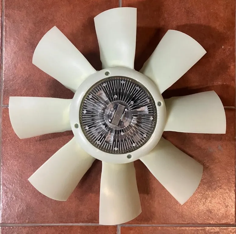 Paleta de ventilador con acople viscoso