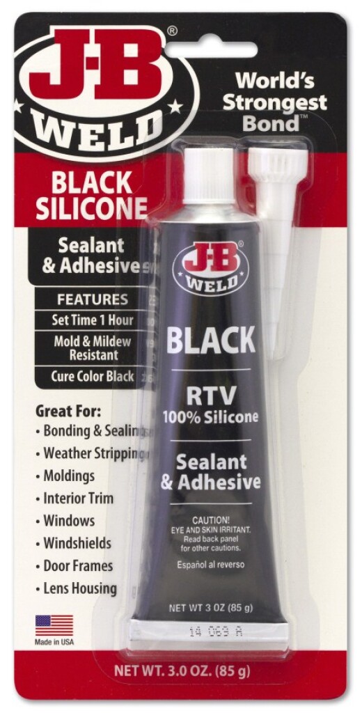 QUIMICOS VARIOS - SILICONA ADHESIVA FORMA JUNTA NEGRO 85GRS JB WELD