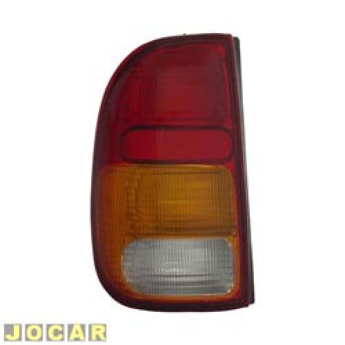 FAROL VW TRAS. IZQ. SAVEIRO GII 96...2002 AMBAR ARTEB