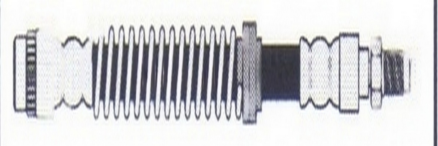 Manguera de freno flexible delantera