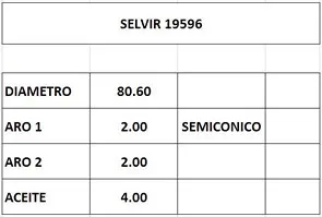 AROS 80.6mm MITSUBISHI 4D65 1.8D STD CTI