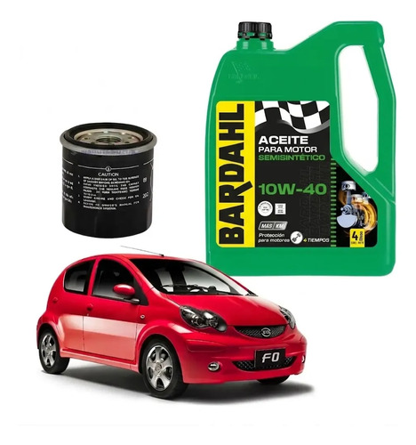 Filtro + Aceite Bardahl 4lt Byd F0 1.0 Nafta