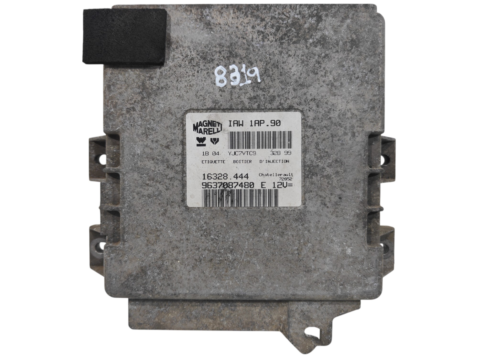 ECU de motor Peugeot 206 1.4 Nafta , Ref: 8319-K3B10