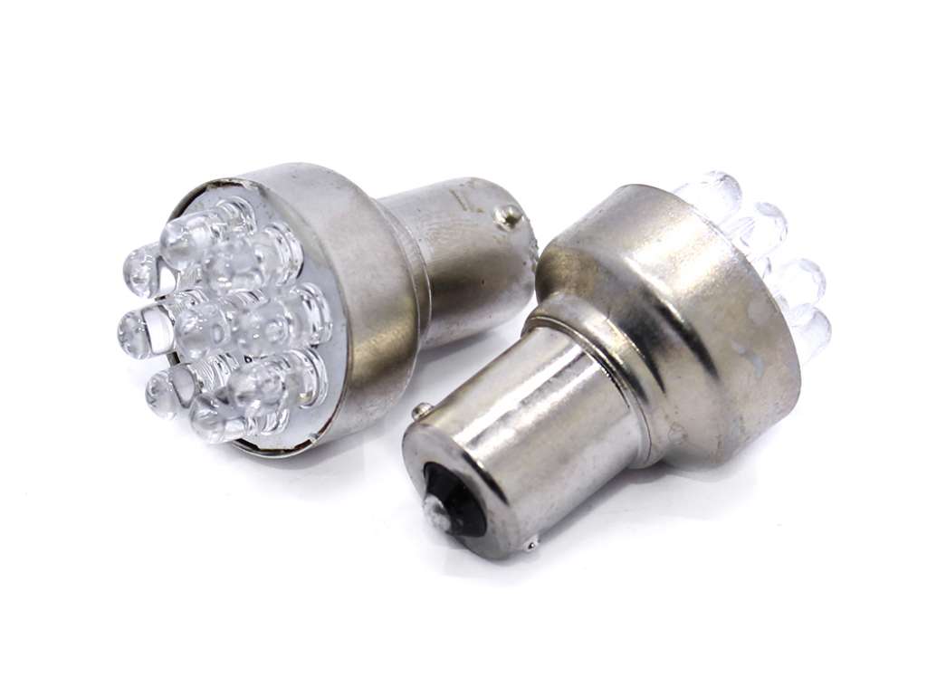 LAMPARA JGO. 12V. 21W. 1P ROJA LED