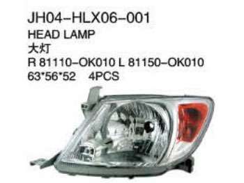 SEMIOPTICA TO HILUX VIGO 05/09 DER.