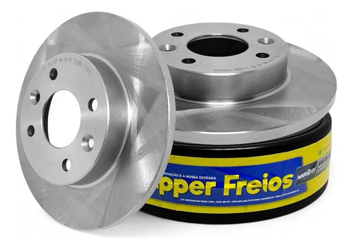 Juego Discos Freno Renault Logan Solido Hipper Freios