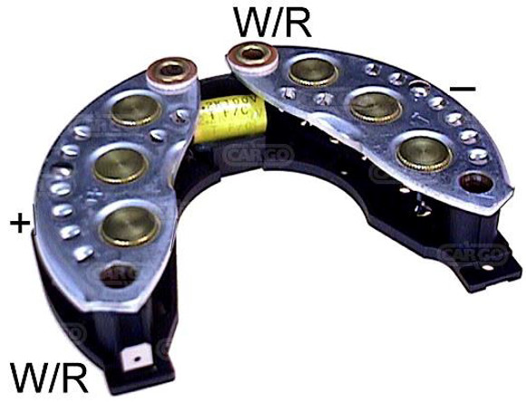 PLACA RECTIFICADOR VALEO/P-RHONE/PEUGEOT 504