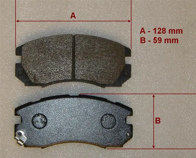 PASTILLAS DEL SUBARU 90 BREMSI