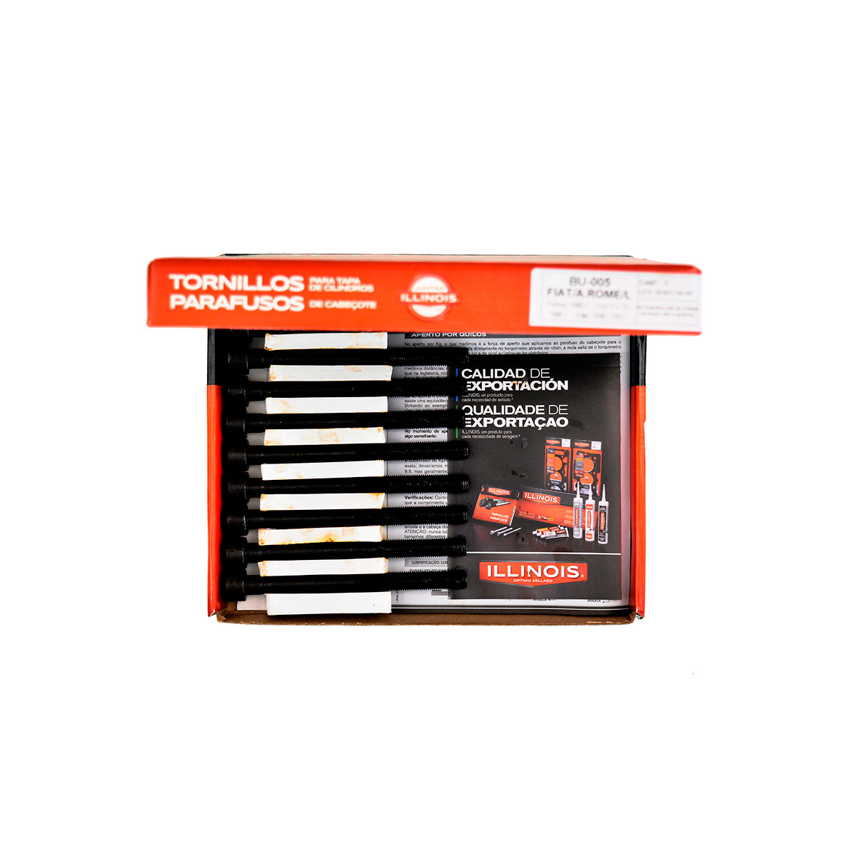 Juego de tornillos de tapa de cilindros
