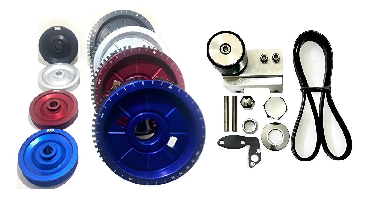 Kit Polea Poli-V y Rueda Fónica para Motor VW a Aire