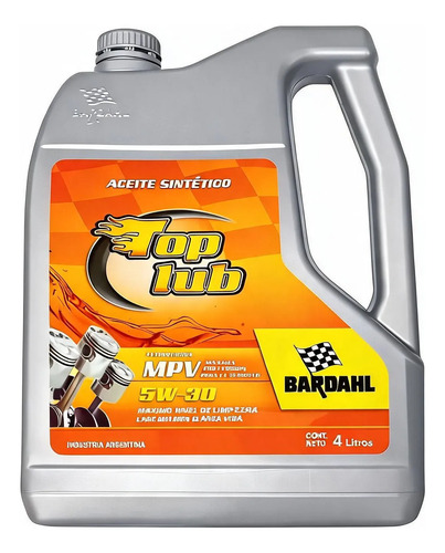 Aceite Para Motor 5w30 Sintético Bardahl 4lts