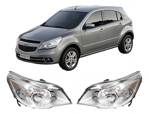 Kit Semiopticas Delanteras Chevrolet Agile