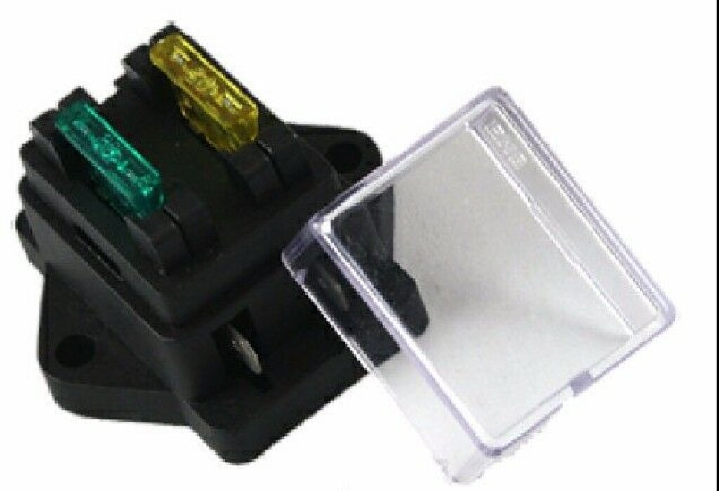Portafusibles para 2 fusibles tipo ATO