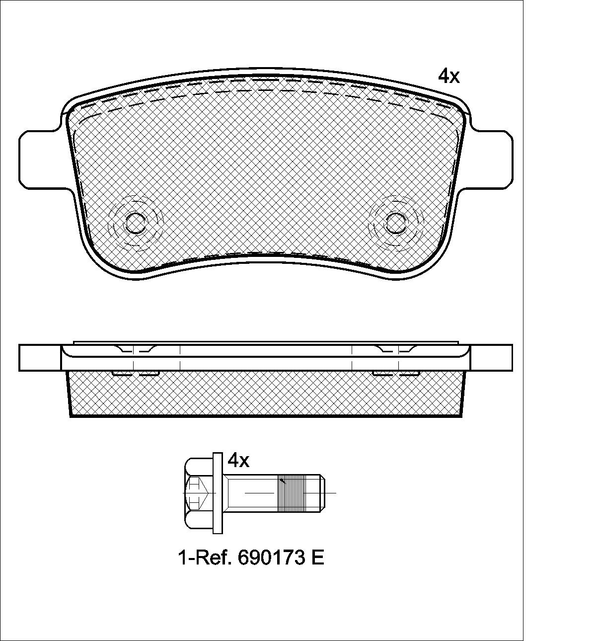 PASTILLAS FRENO TRASERAS RENAULT FLUENCE EUROPEAS [ICER]