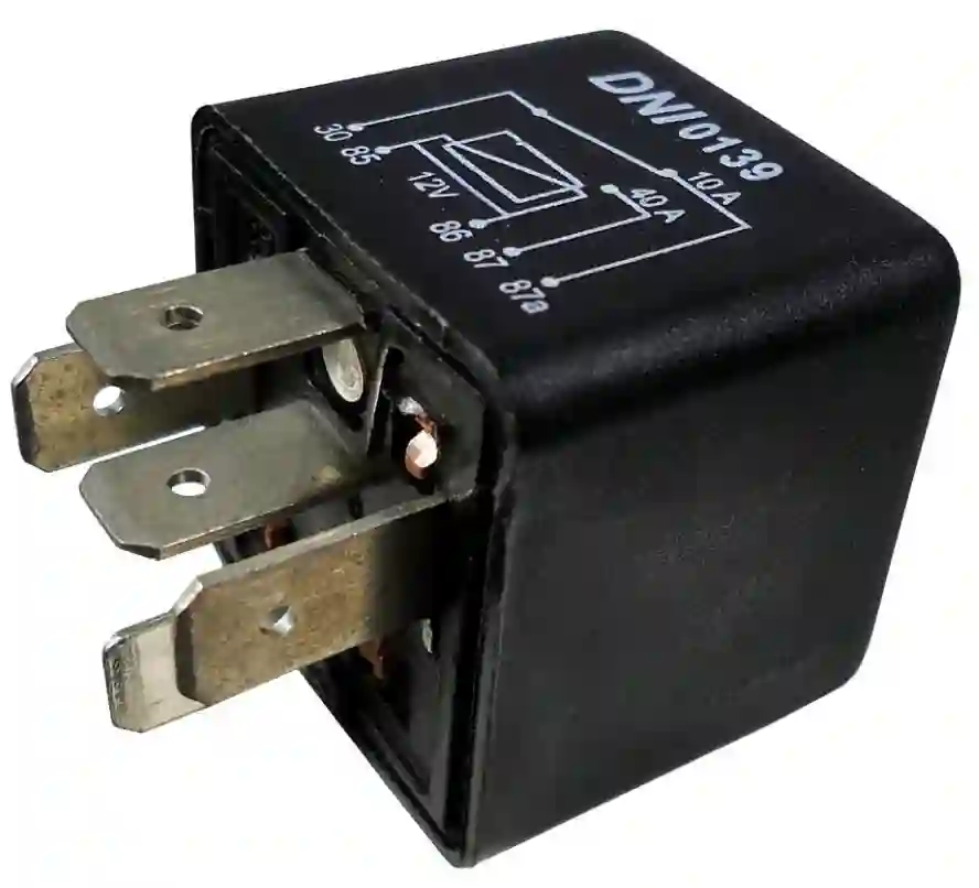 Relay multifunción de 5 terminales, 10 Amperes