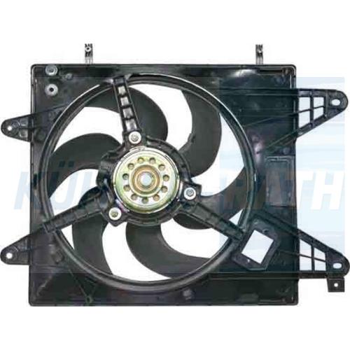 Conjunto electroventilador con soporte