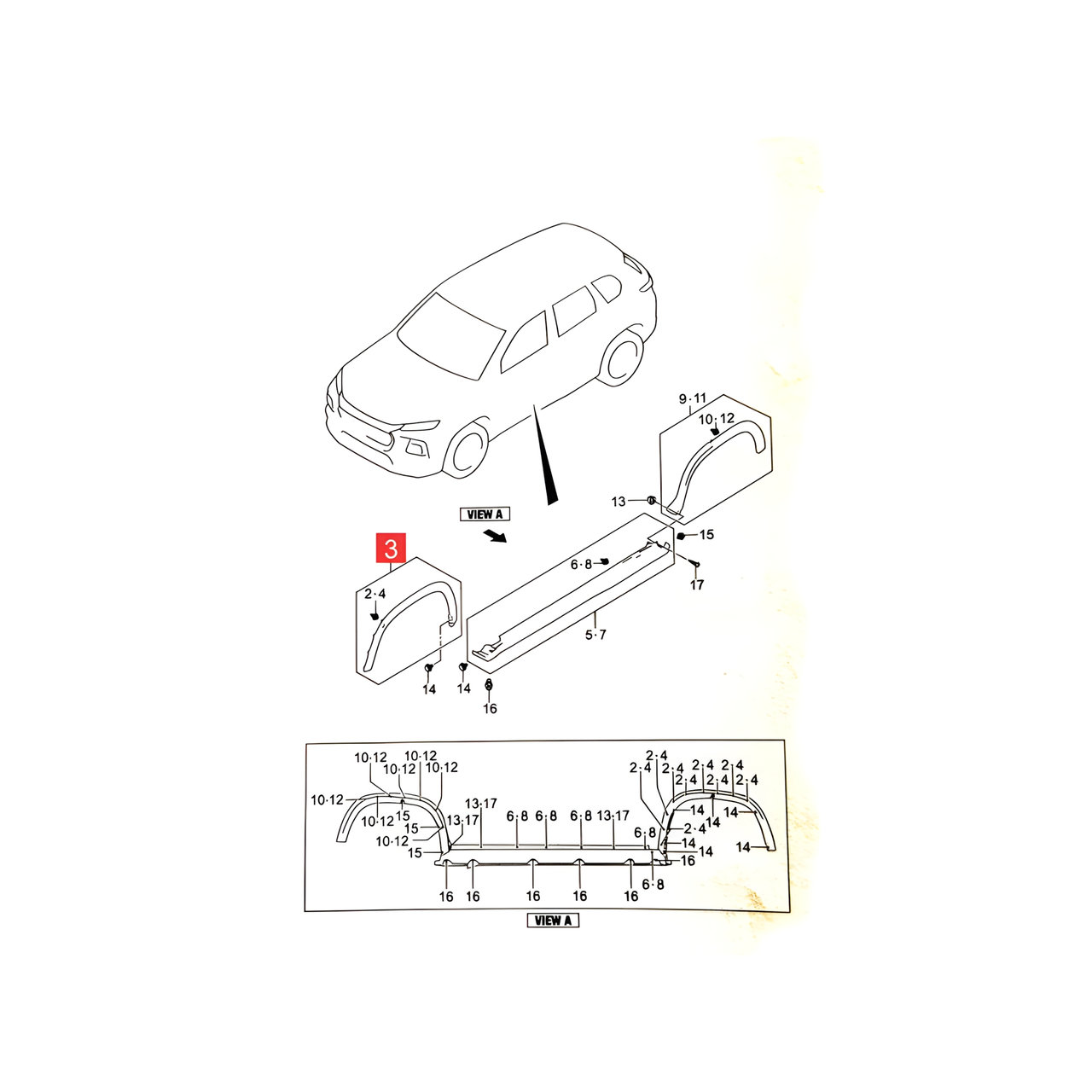 FENDER GUARDABARRO DELT. IZQ. -ORIGINAL
