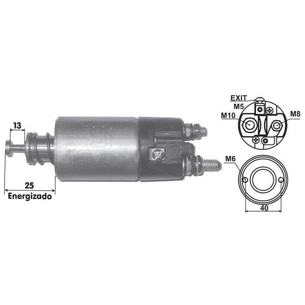 Automático de arranque 24V