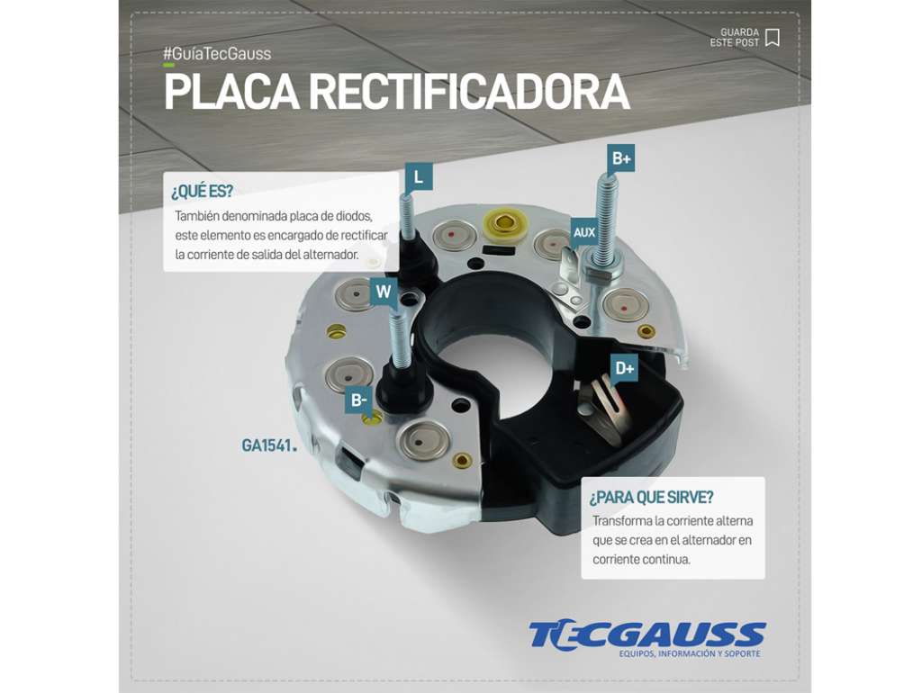 PLACA RECTIFICADORA BOSCH KA/FIESTA