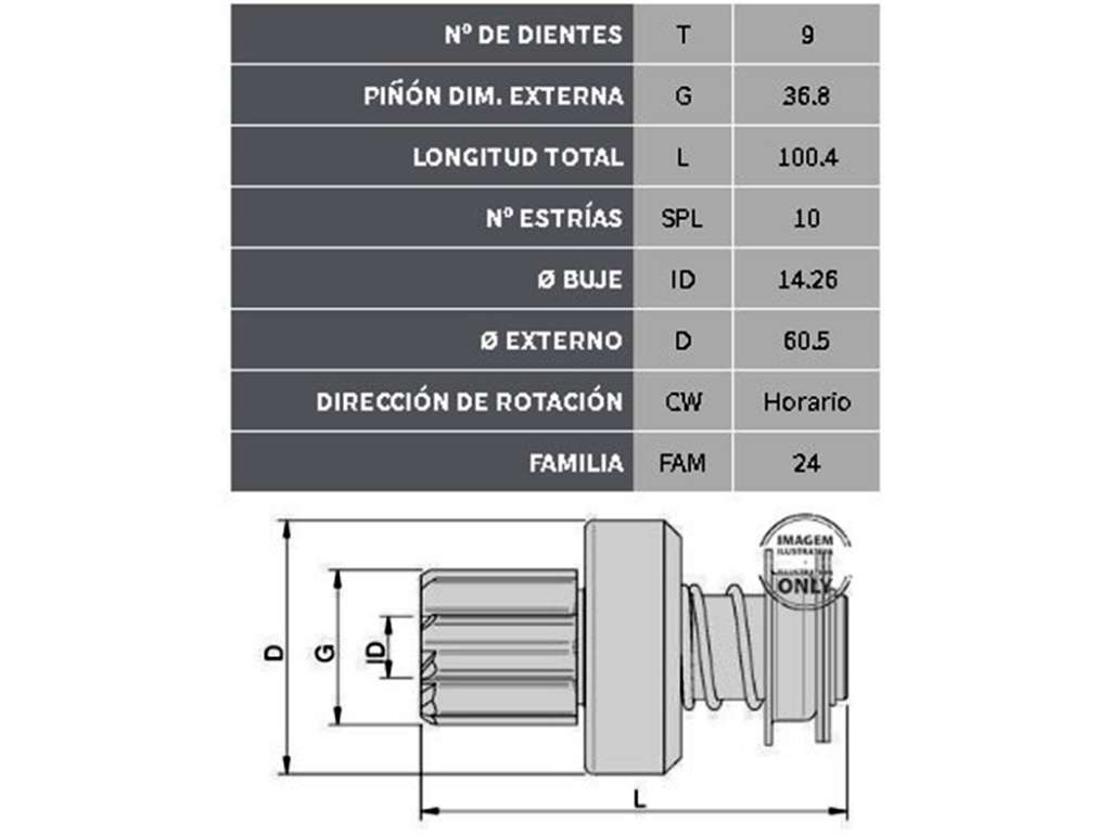 Bendix de arranque