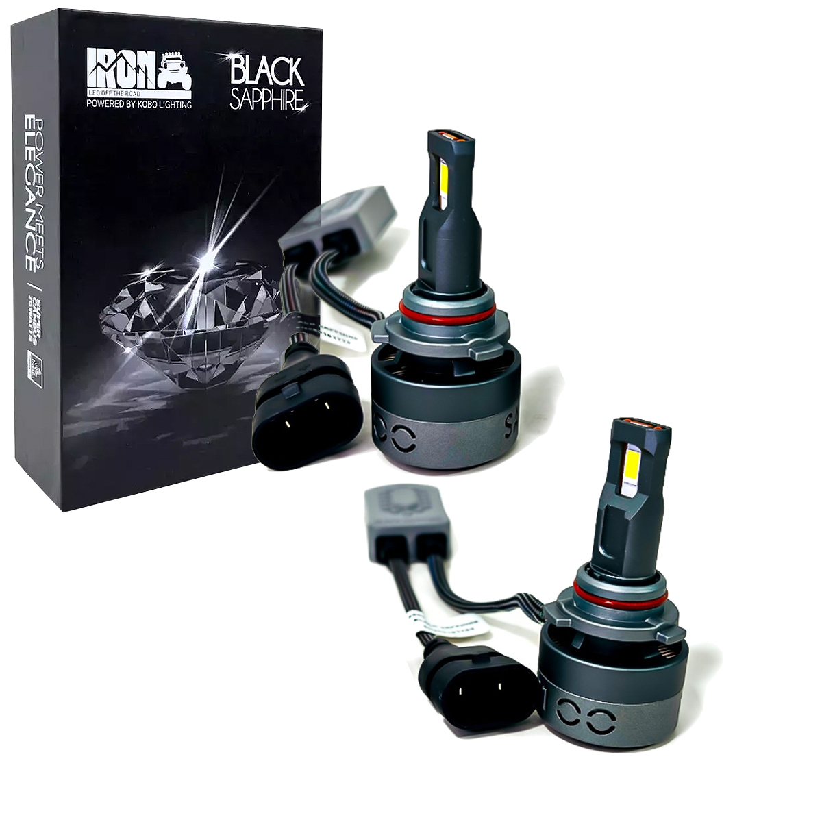 Cree Led HB4 9006 Ir100 Iron Black Sapphire Super Canbus 75w