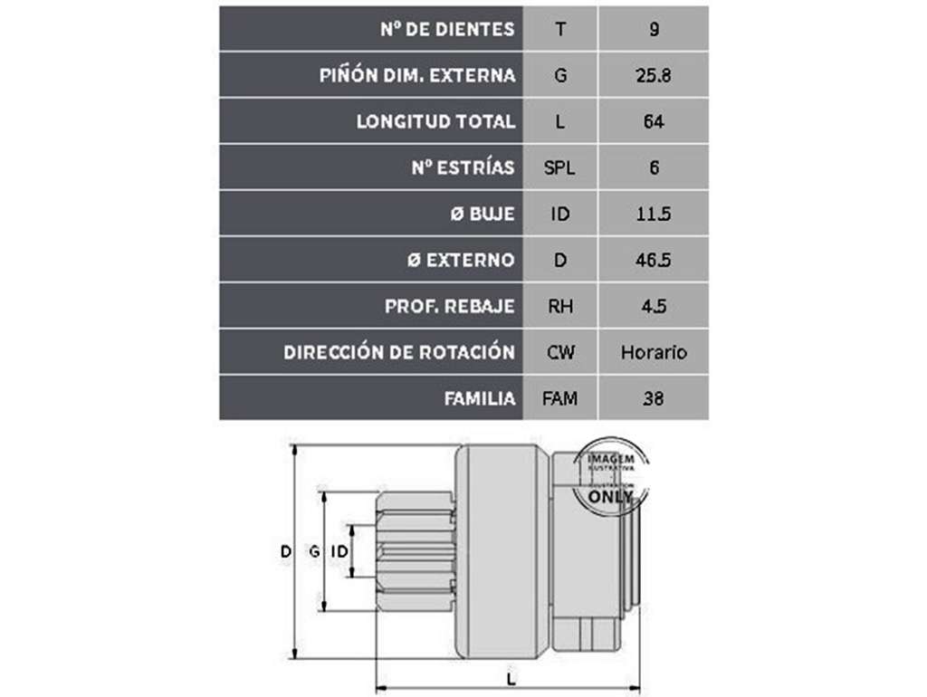 Bendix de arranque