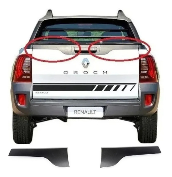 Moldura portón caja Renault Oroch superior izquierda