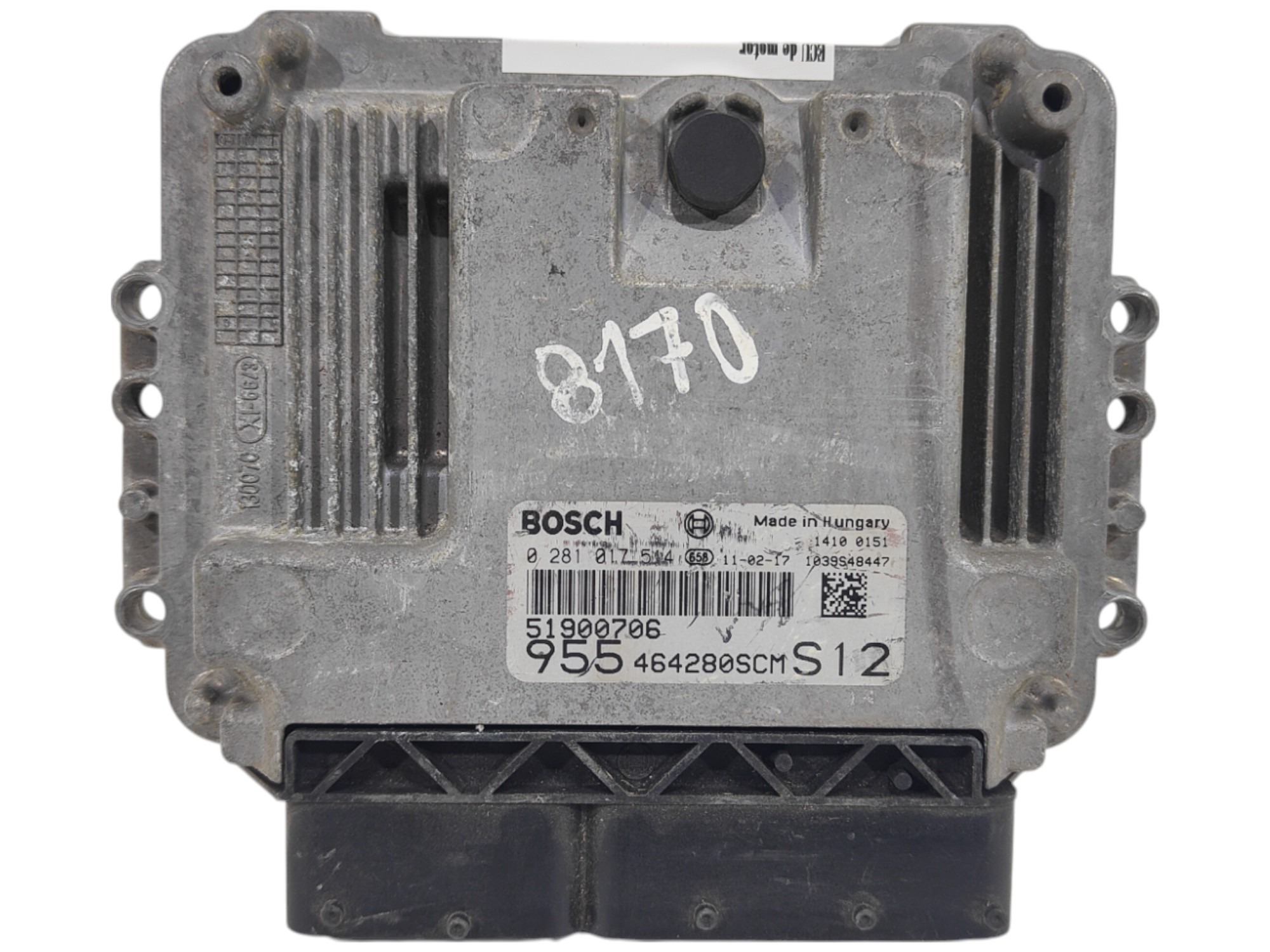 ECU de motor Alfa Romeo Mito 1.6 JTDM 120hp 2011, Ref: 8170-K3C12