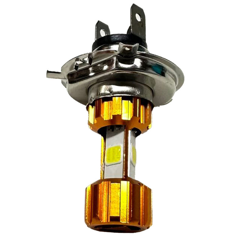Lampara Led Moto Alta/Baja 7.2W 12-30V H4 Blanca/Ambar