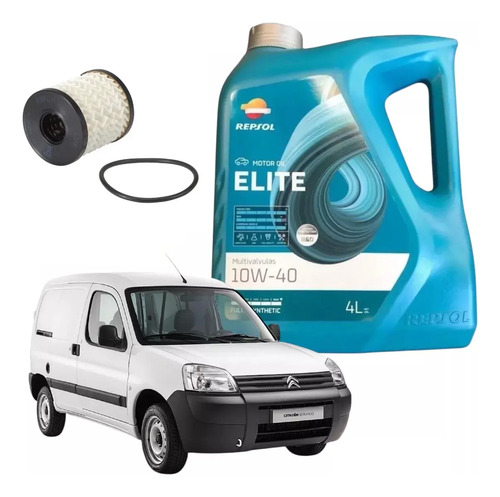 Filtro + Aceite Citroen Berlingo 1.6 Nafta