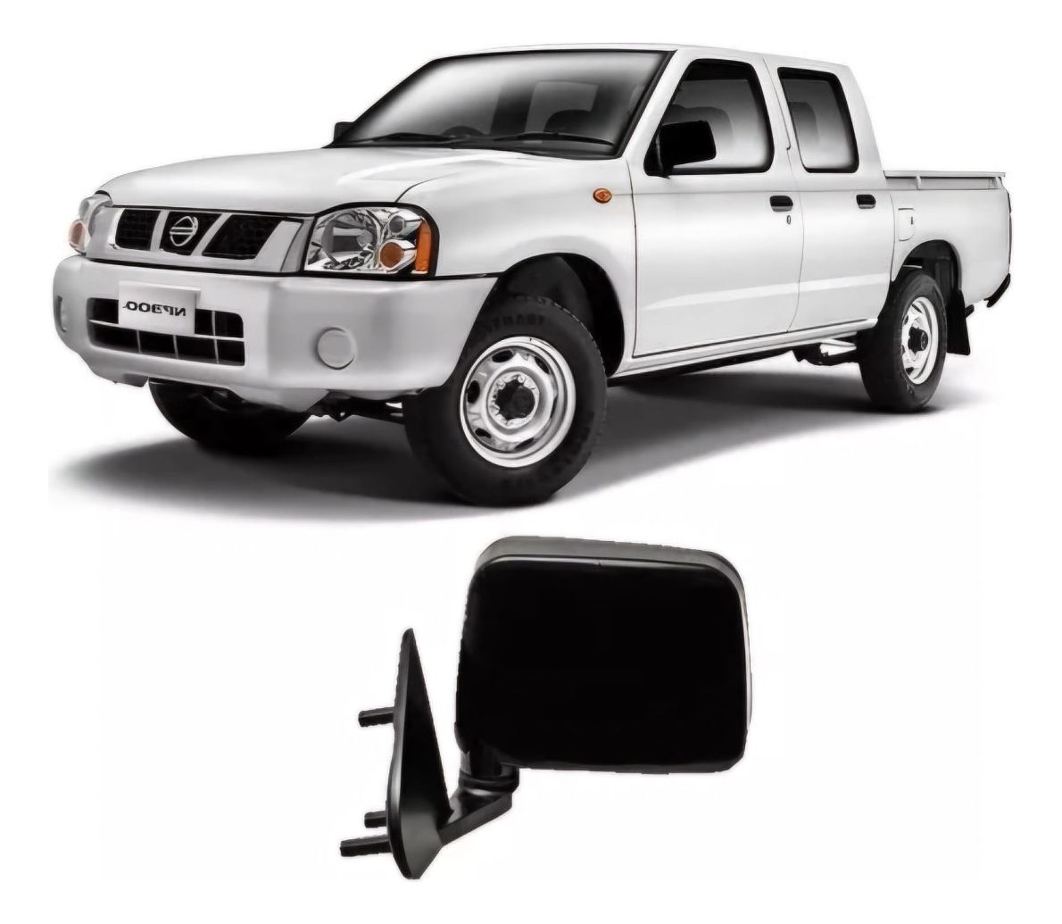 Espejo Nissan D21 22 Izquierdo Manual 1994 2015