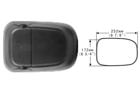 Espejo retrovisor exterior manual