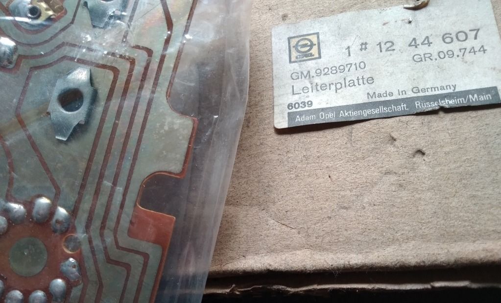 Placa Tablero Instrumentos Opel Ascona B